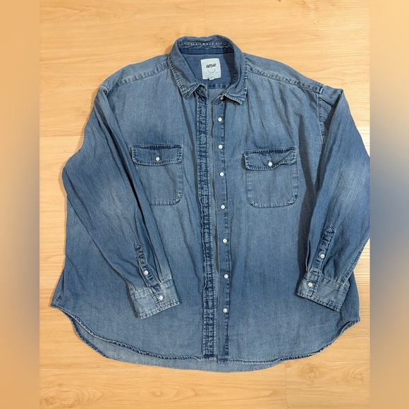 Aerie Denim Blue Jean Jacket - Picture 2 of 4